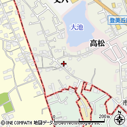 大阪府堺市東区草尾420周辺の地図