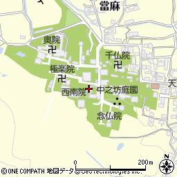 當麻寺宗胤院周辺の地図