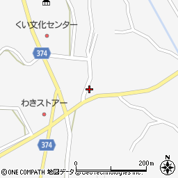 広島県三原市久井町和草211周辺の地図