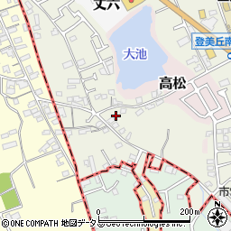 大阪府堺市東区草尾421周辺の地図