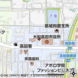 大和高田商工会議所周辺の地図