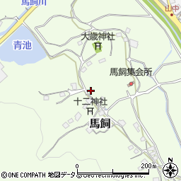岡山県笠岡市馬飼周辺の地図