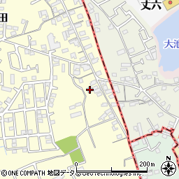 大阪府堺市中区福田229周辺の地図