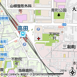 奈良県大和高田市三和町2-17周辺の地図