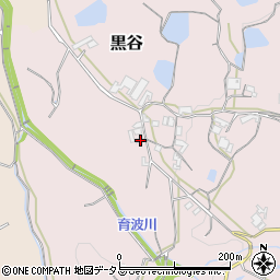 兵庫県淡路市黒谷108-1周辺の地図