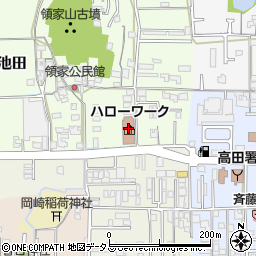 ハローワーク大和高田　マザーズコーナー周辺の地図