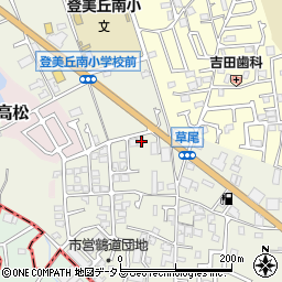 大阪府堺市東区草尾353-6周辺の地図