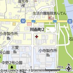 ファシテック広洋富田林工場周辺の地図