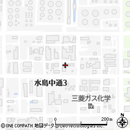 関西保温工業株式会社　三菱ガス化学内事務所周辺の地図