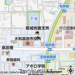 奈良地方検察庁葛城周辺の地図