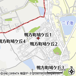 岡山県浅口市鴨方町鳩ケ丘周辺の地図