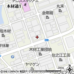 中川木材産業周辺の地図