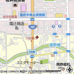 ドコモショップ　桜井店周辺の地図