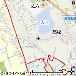 大阪府堺市東区草尾397周辺の地図