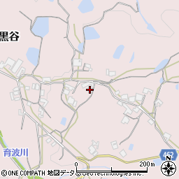 兵庫県淡路市黒谷139-2周辺の地図