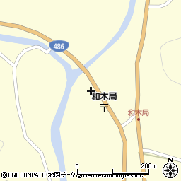 広島県三原市大和町和木1639-1周辺の地図