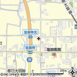 奈良県葛城市當麻395周辺の地図