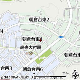 奈良県桜井市朝倉台東1丁目周辺の地図