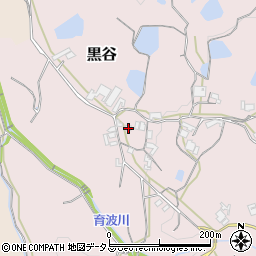 兵庫県淡路市黒谷113周辺の地図