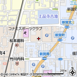 奈良県木材会館周辺の地図