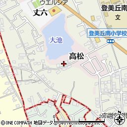 大阪府堺市東区草尾432周辺の地図