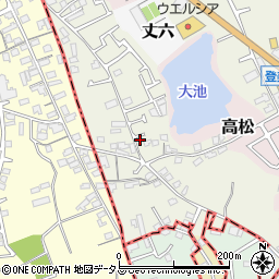 大阪府堺市東区草尾384-6周辺の地図