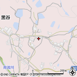 兵庫県淡路市黒谷573-1周辺の地図