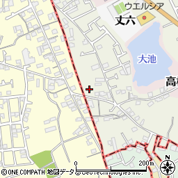 大阪府堺市東区草尾389周辺の地図