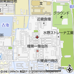 奈良県大和高田市材木町周辺の地図