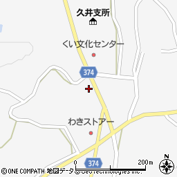 広島県三原市久井町和草2207周辺の地図