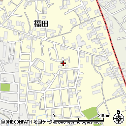大阪府堺市中区福田288周辺の地図