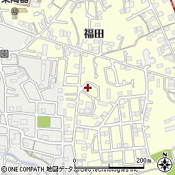 大阪府堺市中区福田262周辺の地図