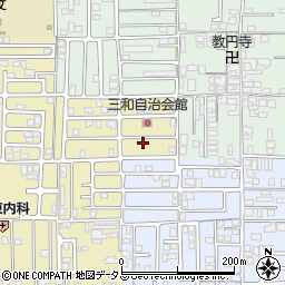 奈良県橿原市山之坊町77-17周辺の地図