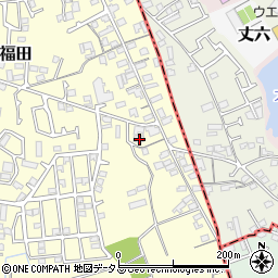 大阪府堺市中区福田275周辺の地図
