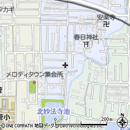 奈良県橿原市北妙法寺町18-31周辺の地図