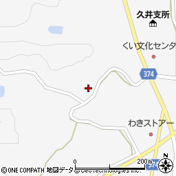 広島県三原市久井町和草2229周辺の地図