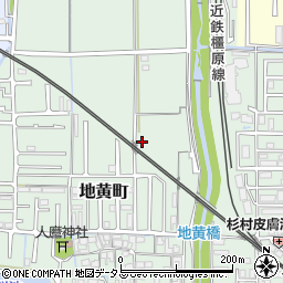 奈良県橿原市地黄町215-10周辺の地図