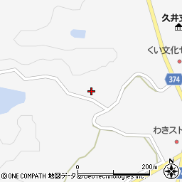 広島県三原市久井町和草2233周辺の地図