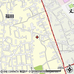 大阪府堺市中区福田274周辺の地図