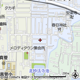 奈良県橿原市北妙法寺町18-27周辺の地図