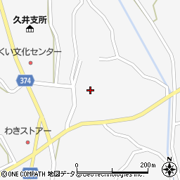 広島県三原市久井町和草2040周辺の地図