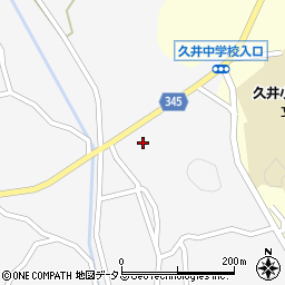広島県三原市久井町和草2801周辺の地図