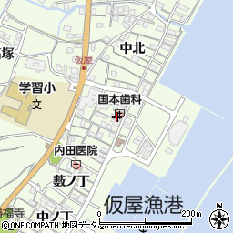 兵庫県淡路市久留麻中北2505周辺の地図