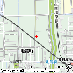 奈良県橿原市地黄町215-12周辺の地図