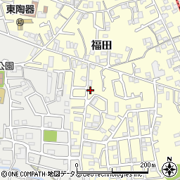 大阪府堺市中区福田294周辺の地図