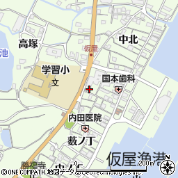 兵庫県淡路市久留麻中北2517周辺の地図