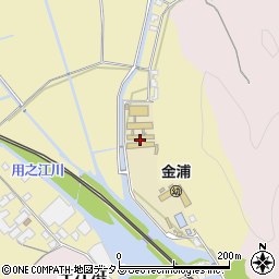 笠岡市立金浦小学校周辺の地図