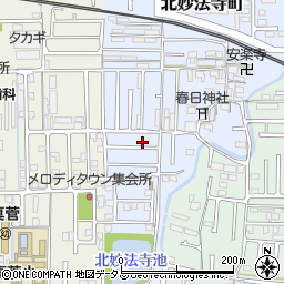 奈良県橿原市北妙法寺町18周辺の地図