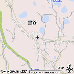 兵庫県淡路市黒谷37周辺の地図