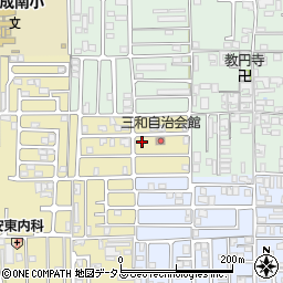奈良県橿原市山之坊町77周辺の地図